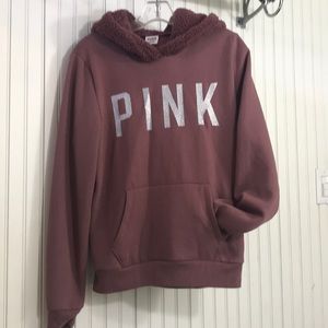 Pink Victoria’s Secret Pullover Hoodie